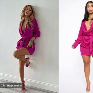 Im The One Mini Dress - Magenta